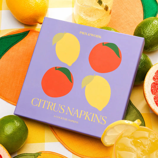 Citrus Cocktail Napkins - Set of 4