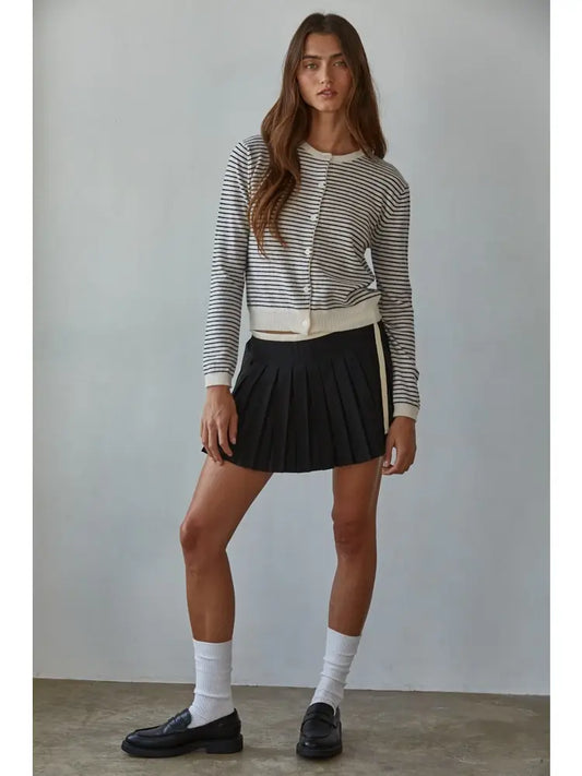 Astrid Pleated Mini Skirt