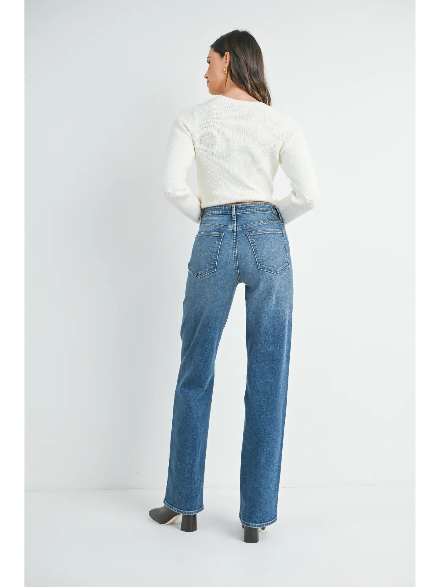 High Rise Straight Leg