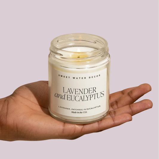 Lavender & Eucalyptus Soy Candle