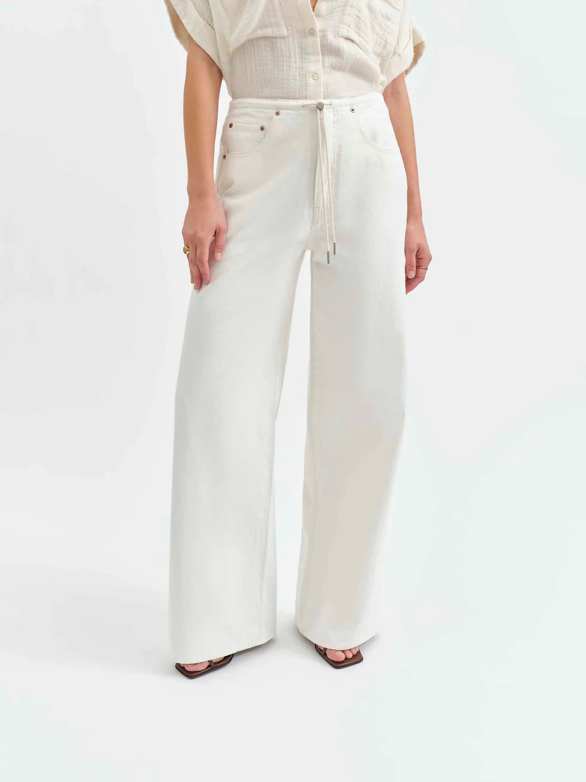 Madison Mid Rise Wide Leg
