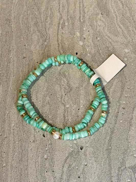 Laguna Beaded Bracelet – Set of Two