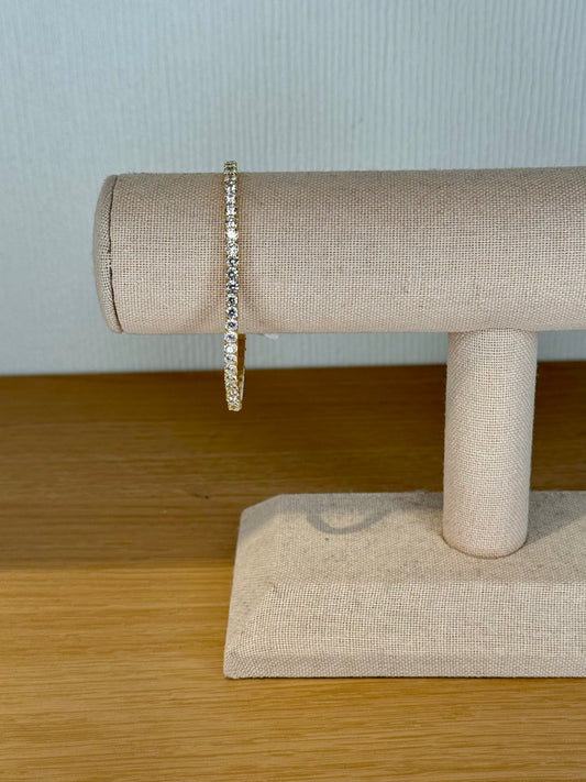 Diamond Line Bracelet Stretch