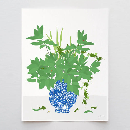Bay Laurel Branches, Signed Art Print