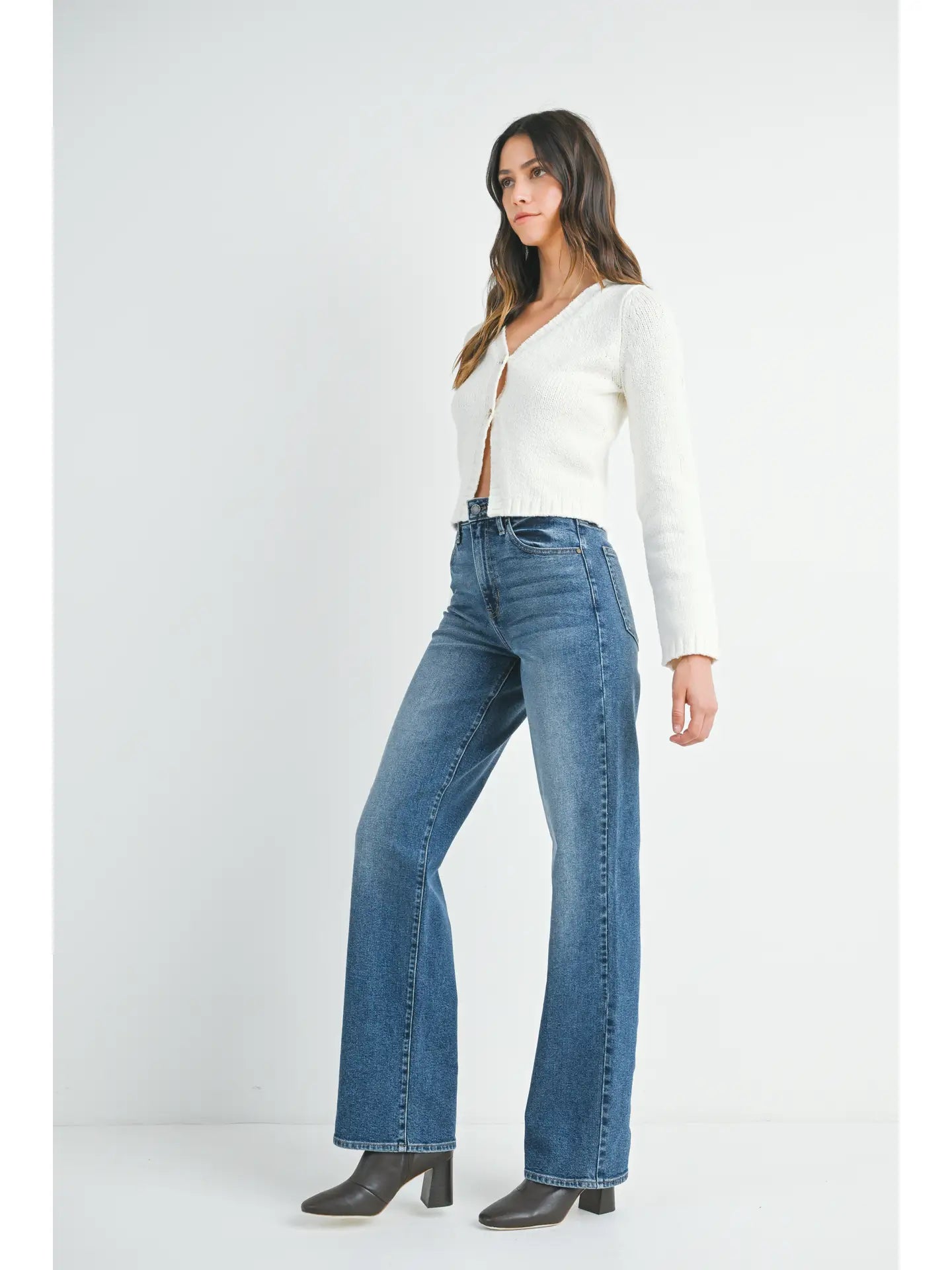 High Rise Straight Leg