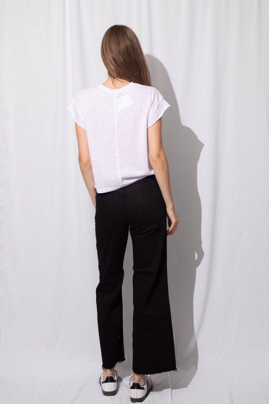 Mid Rise Wide Leg