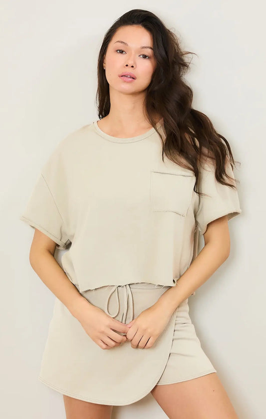 Lennox French Terry Boxy Tee