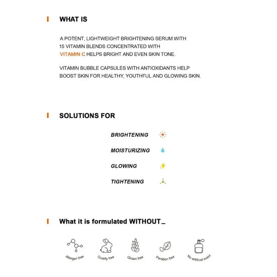 Skin & Lab Vitamin C Brightening Serum