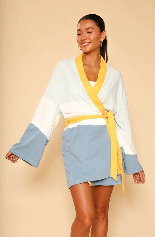Sunset Terry Cloth Kimono Robe