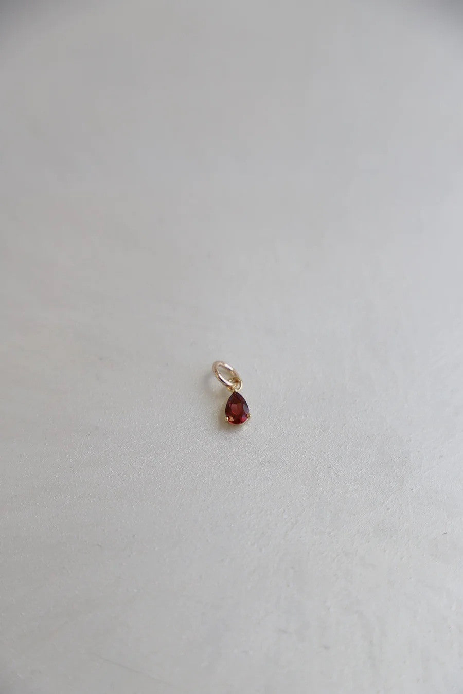 Teardrop Birthstone Charm