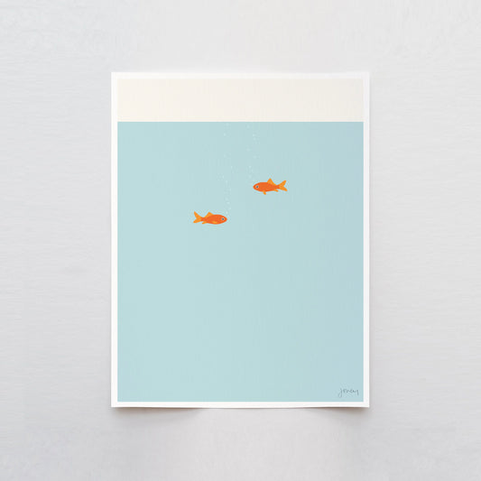 Goldfish, Signed Art Print