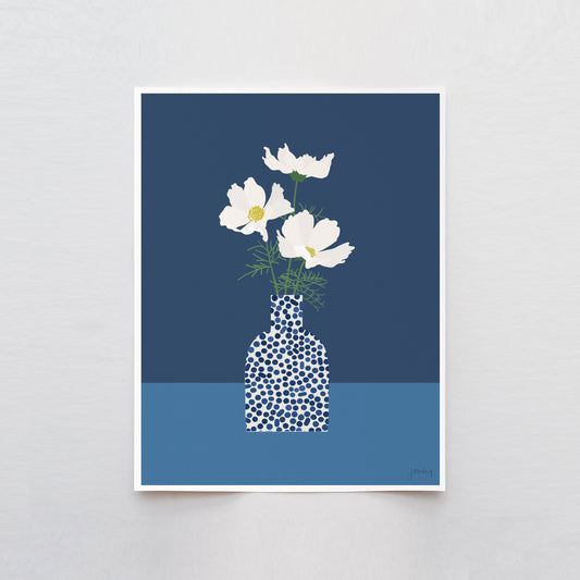Cosmos Flower, Signed Art Print