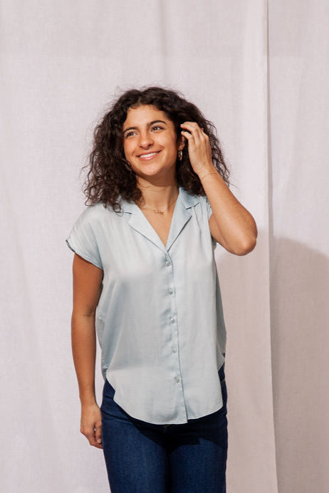 Julie Cap Sleeve Shirt