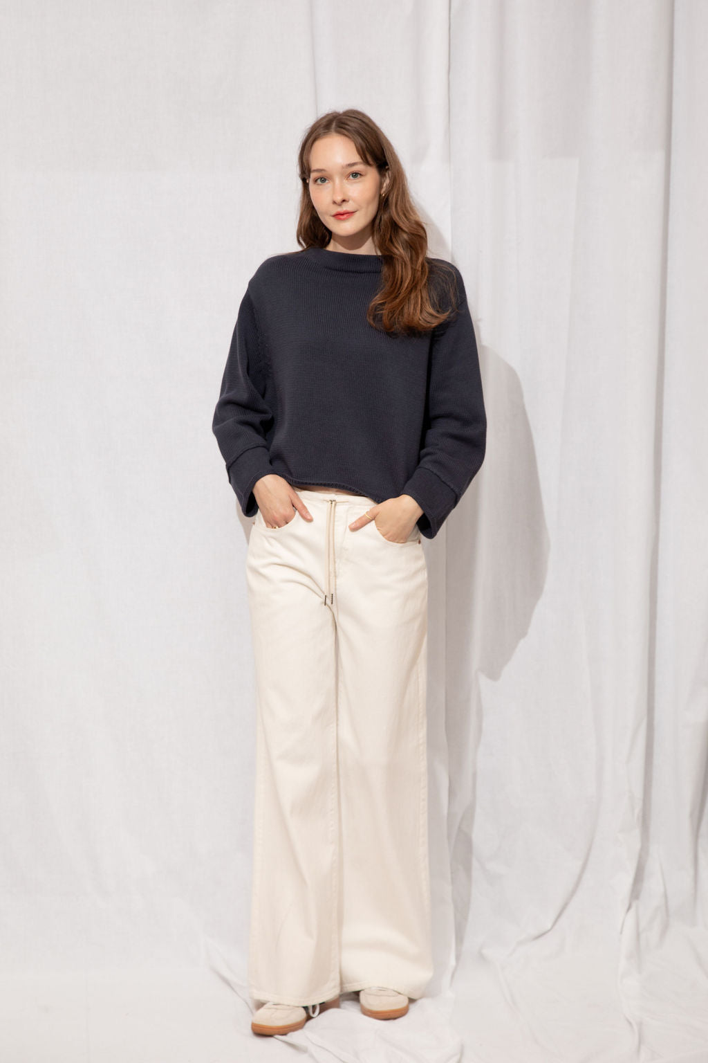 Madison Mid Rise Wide Leg