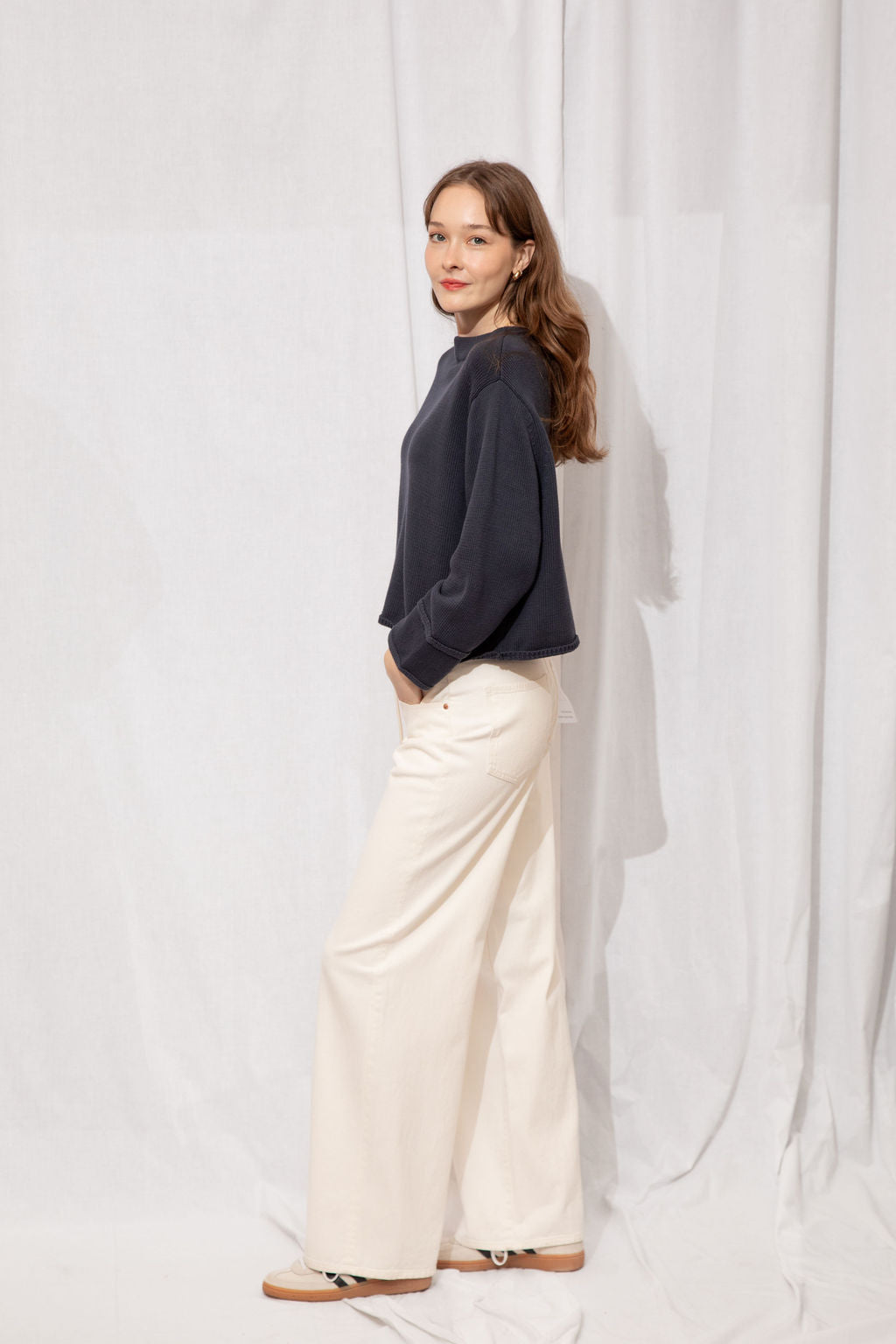 Madison Mid Rise Wide Leg