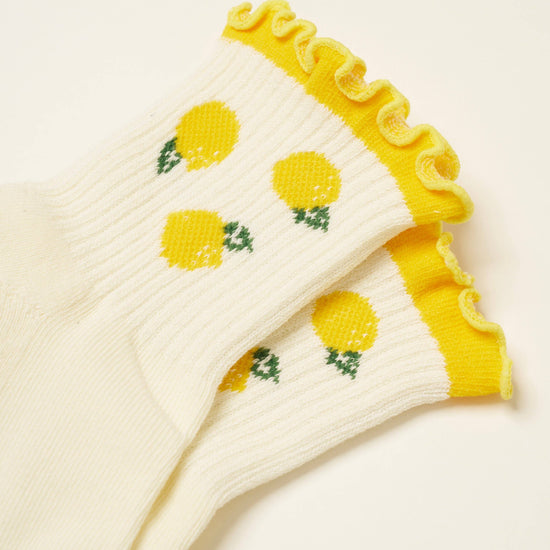 Lemon Pilates Socks