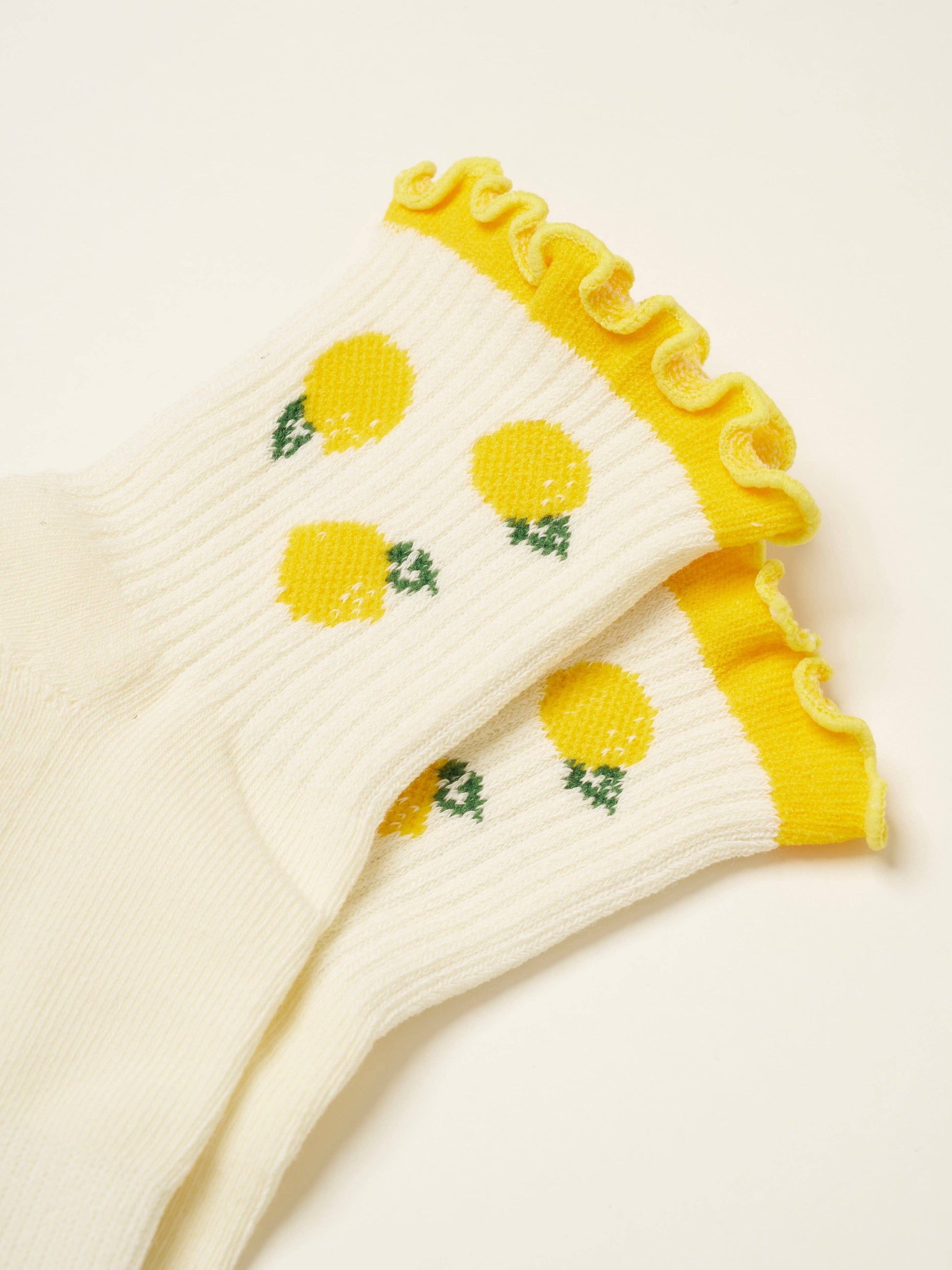 Lemon Pilates Socks
