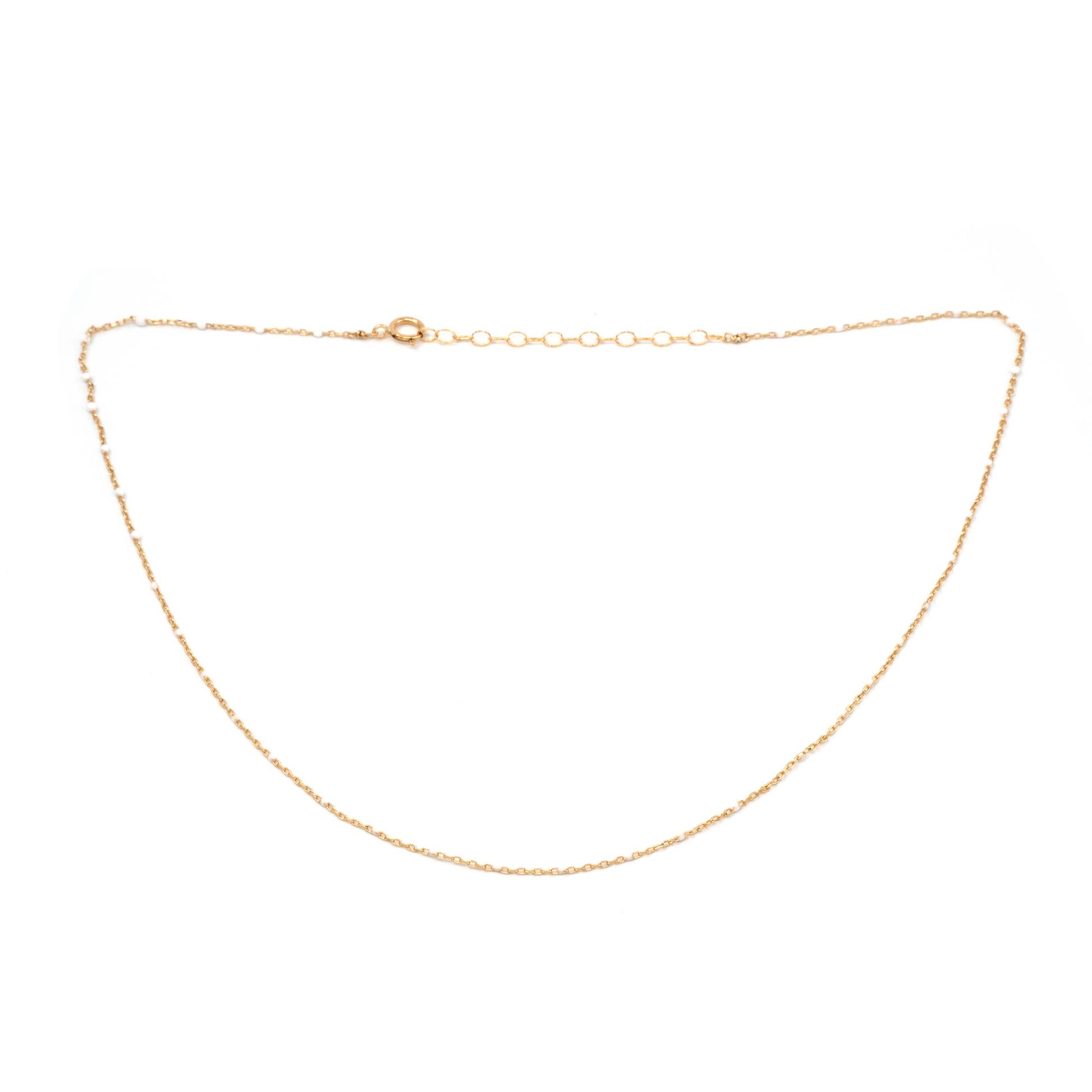 Libby Beaded Necklace White