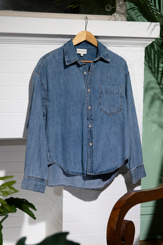 Frannie Denim Top