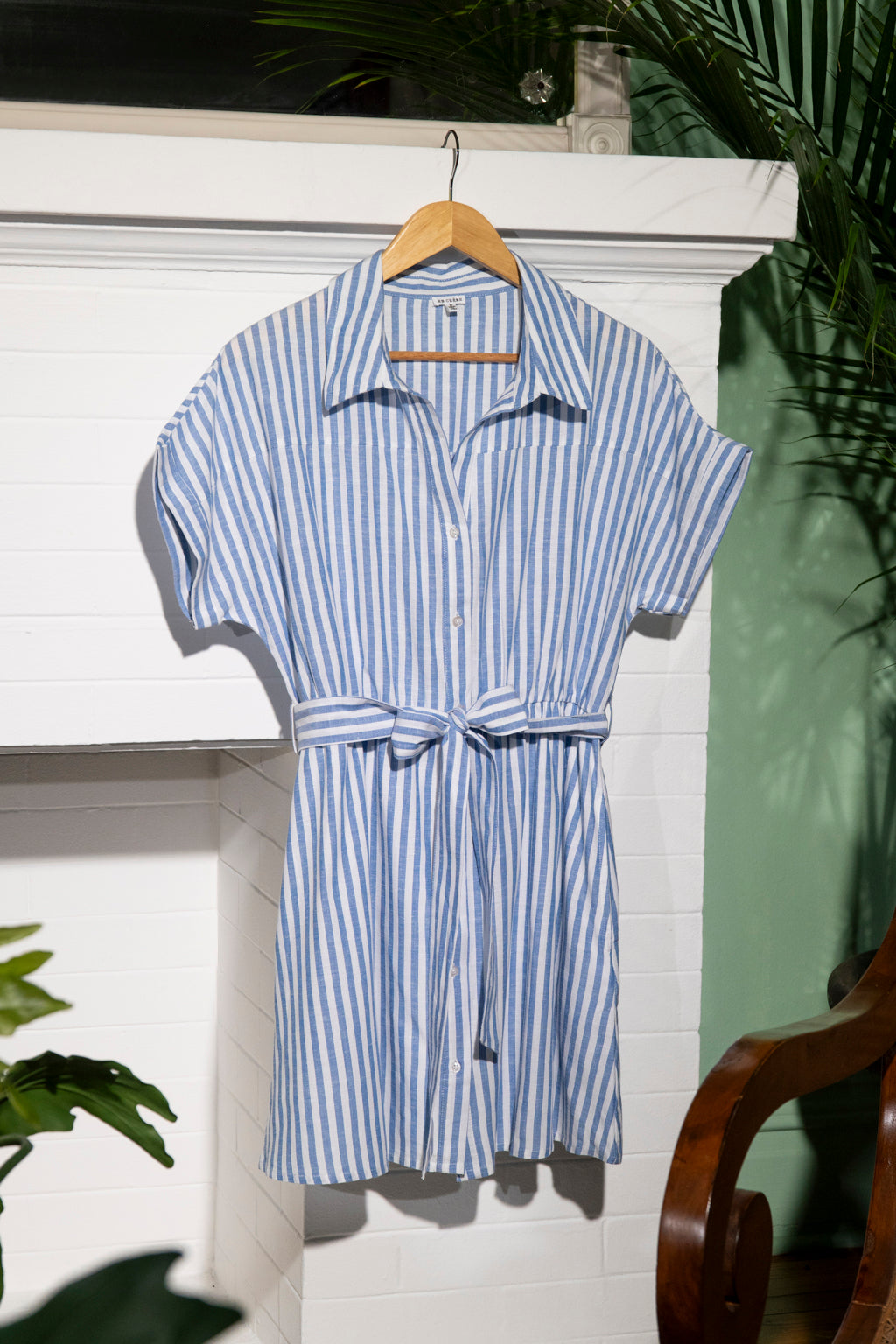 Drew Striped Shirt Dress