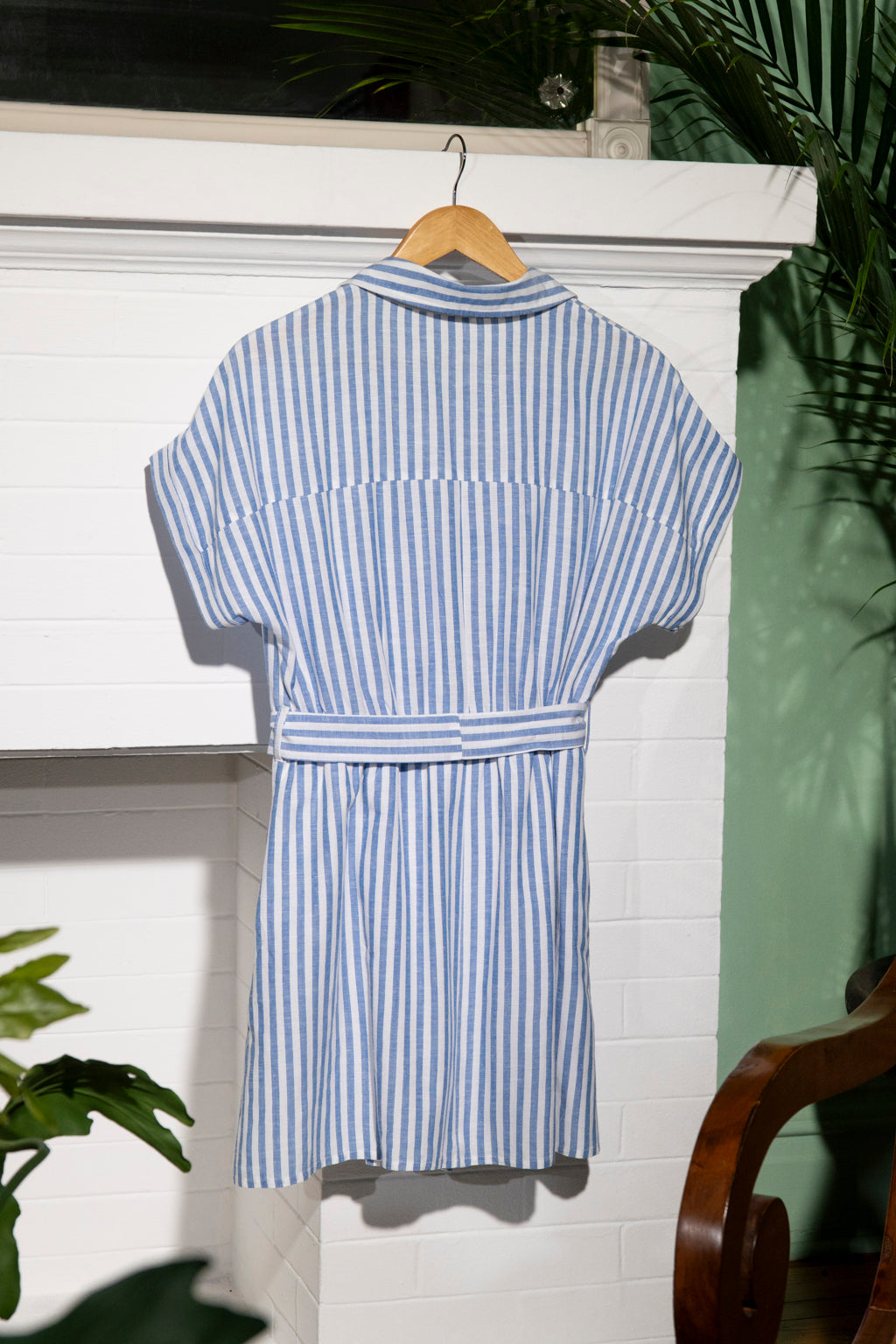 Drew Striped Shirt Dress