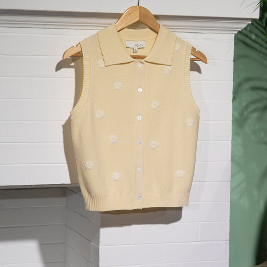 Sunny Knit Vest