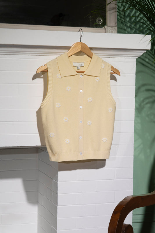 Sunny Knit Vest