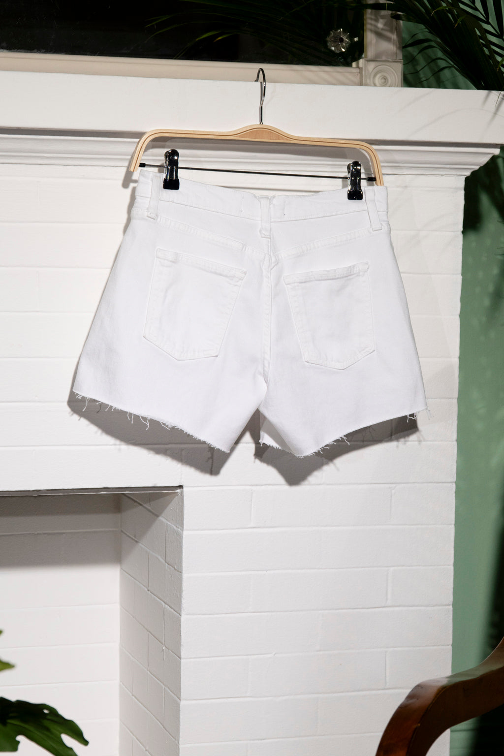 Mid Rise Stretch Shorts