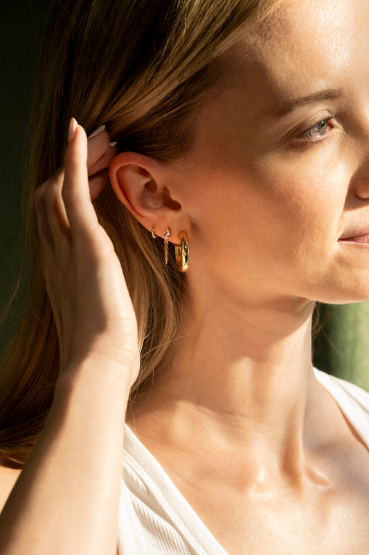 Eloise Chain Wrap Earrings