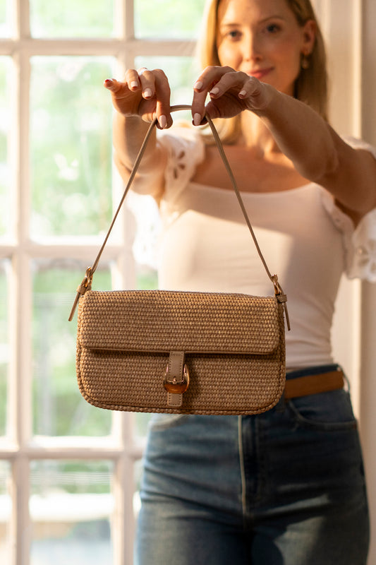 Gloria Straw Bag Natural