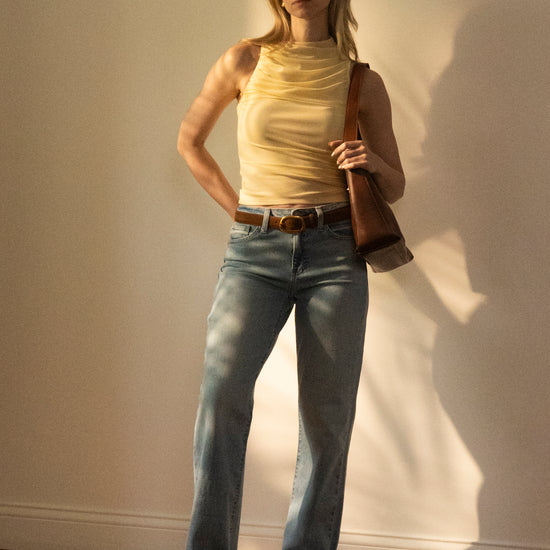 Rachelle Mock Neck Top