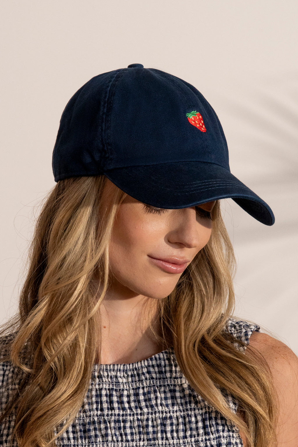 Strawberry Embroidered Hat