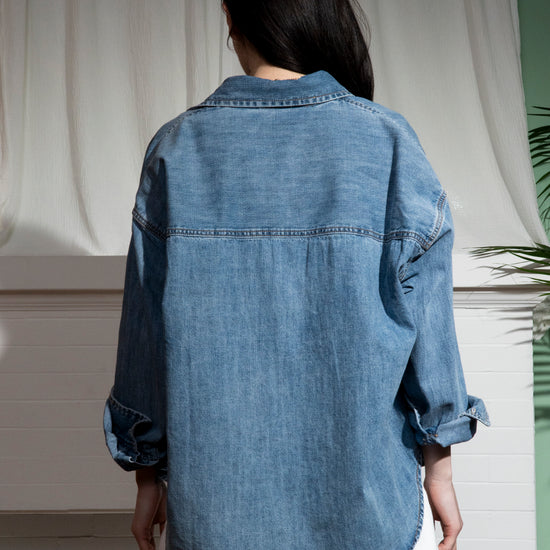 Frannie Denim Top
