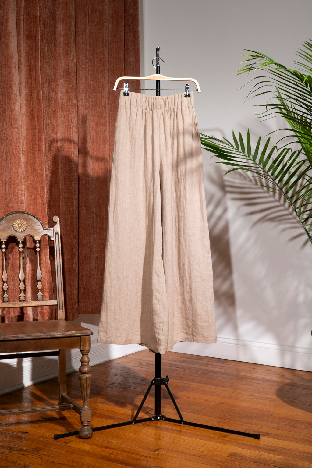 Jamie Linen Wide Leg Pant