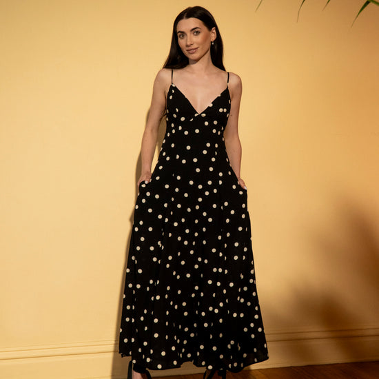 Olivia Open Back Maxi Dress