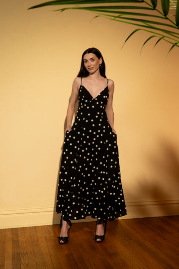 Olivia Open Back Maxi Dress