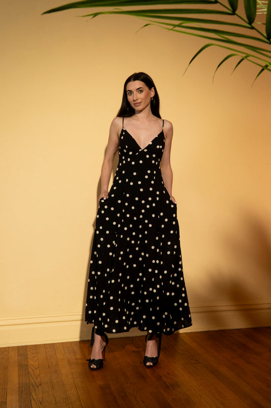 Olivia Open Back Maxi Dress