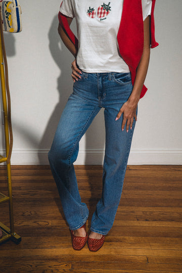 High Rise Straight Leg