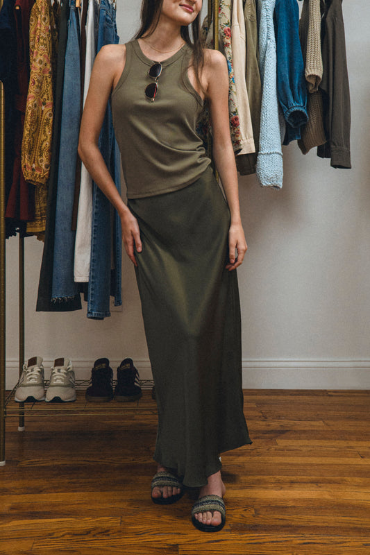 Renna Satin Skirt