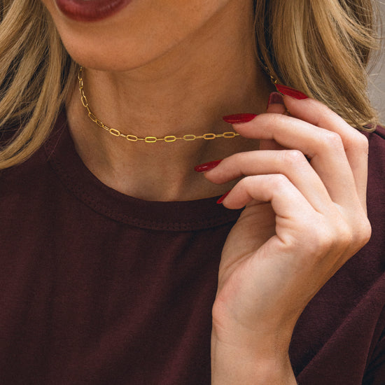 Paperclip Chain Necklace