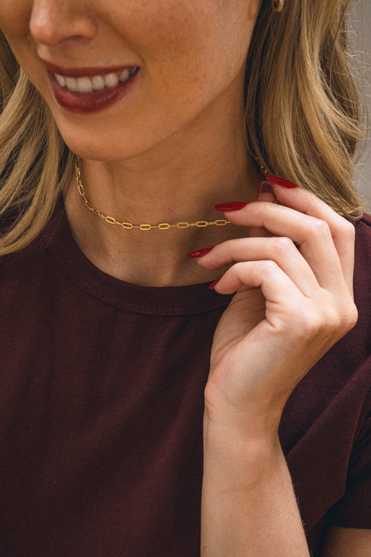 Paperclip Chain Necklace