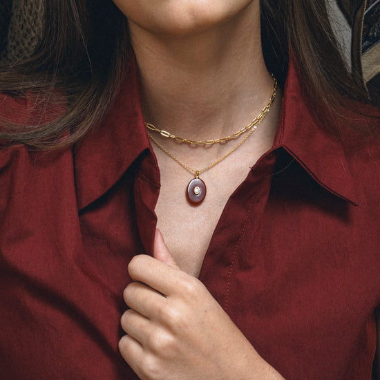 Natural Gemstone Charm