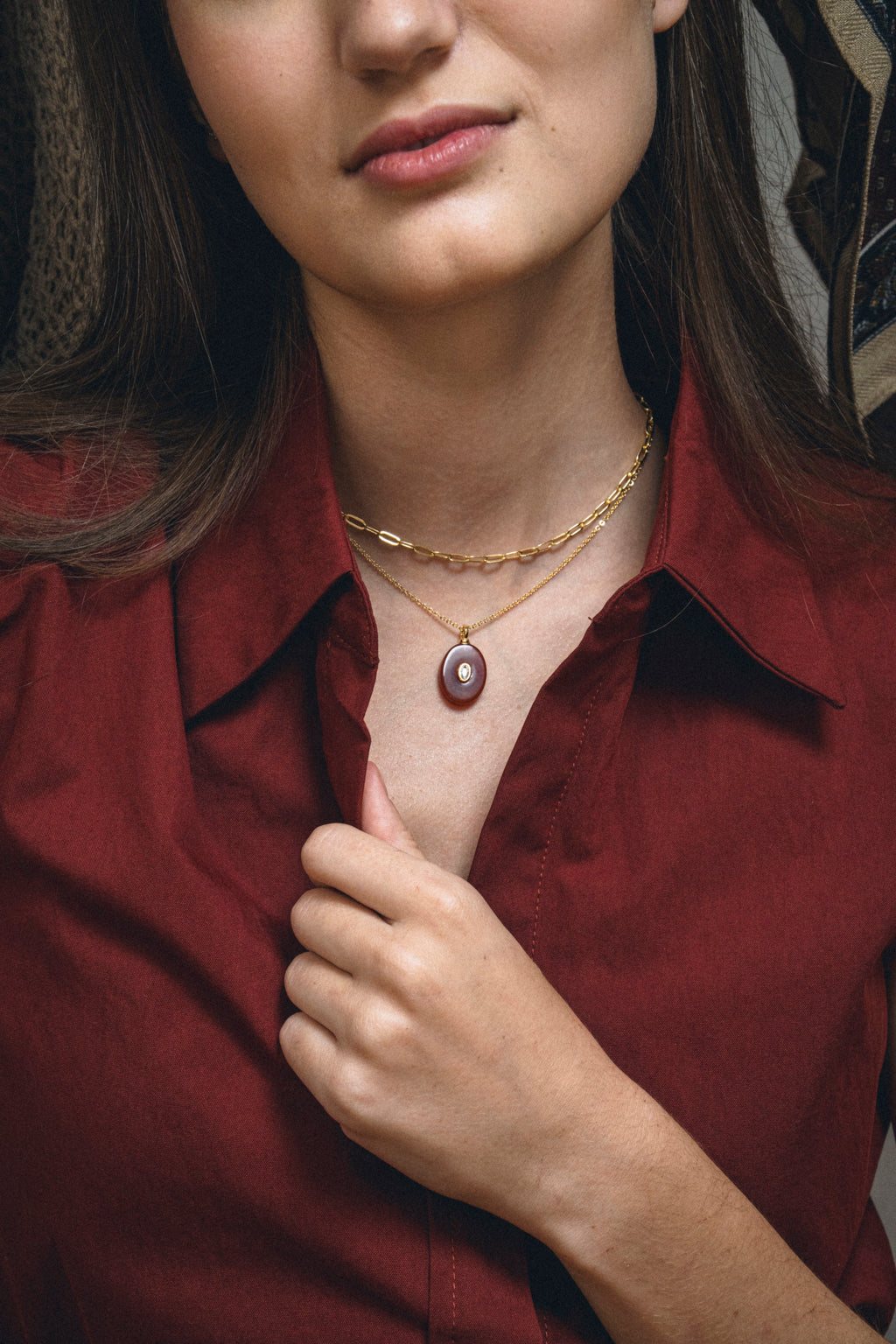 Natural Gemstone Charm