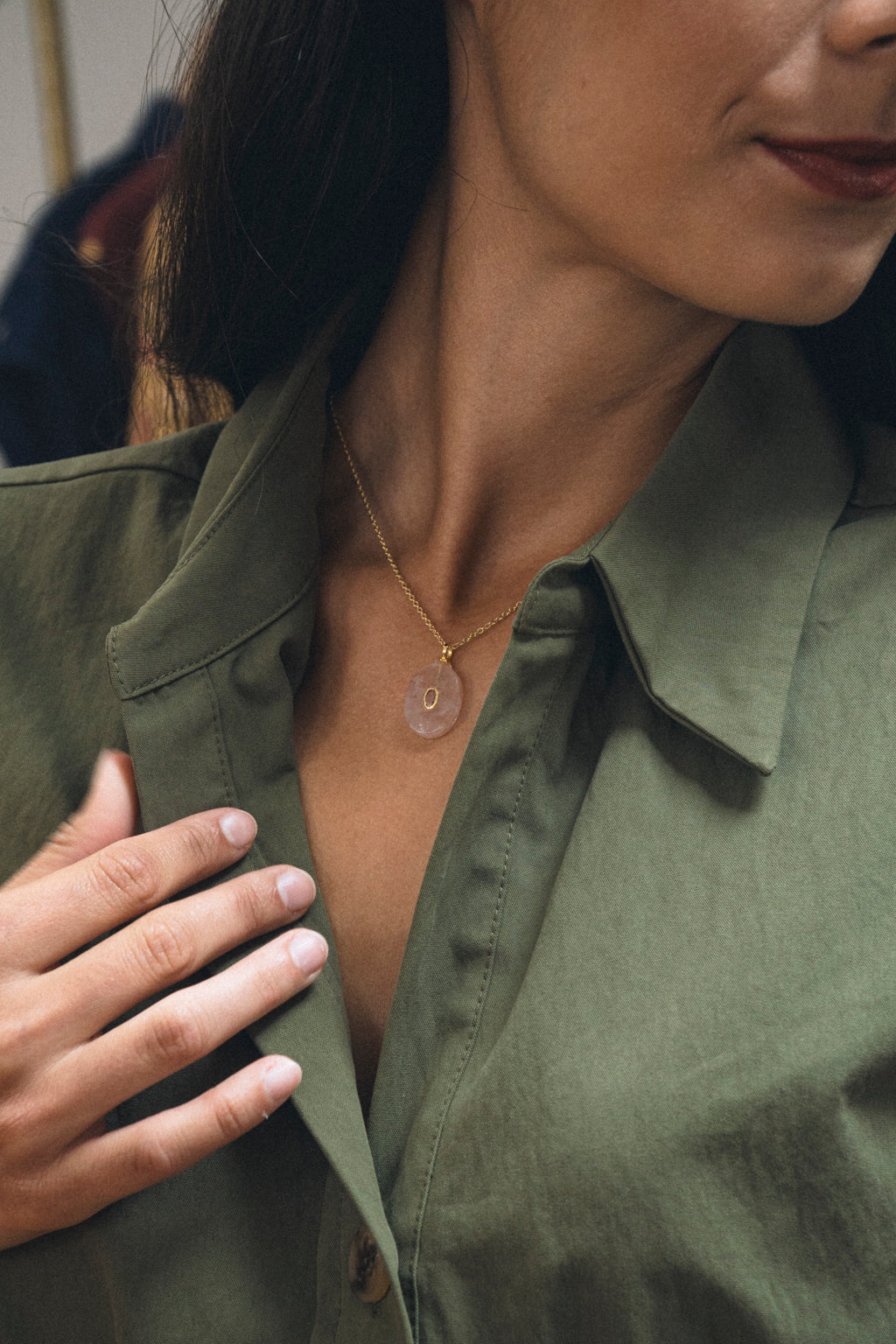 Natural Gemstone Charm