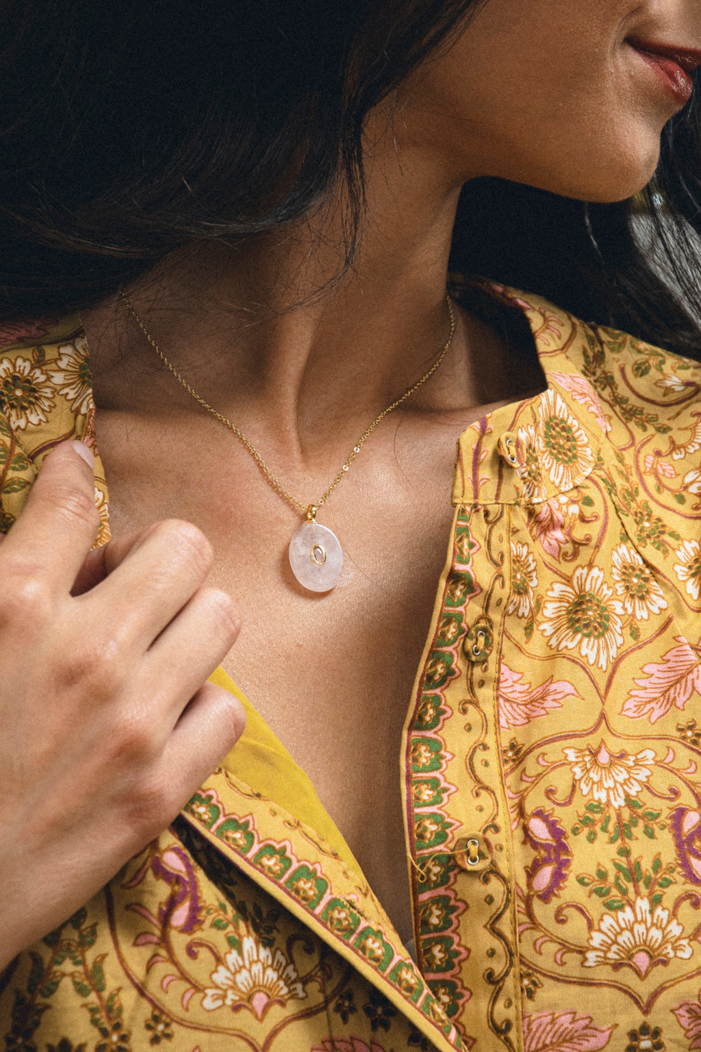 Natural Gemstone Charm