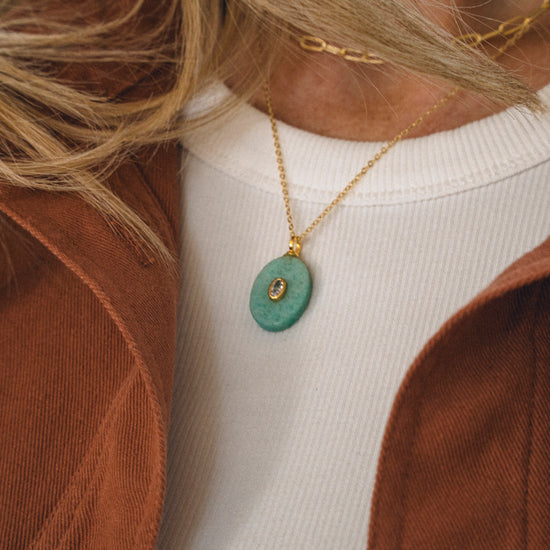 Natural Gemstone Charm
