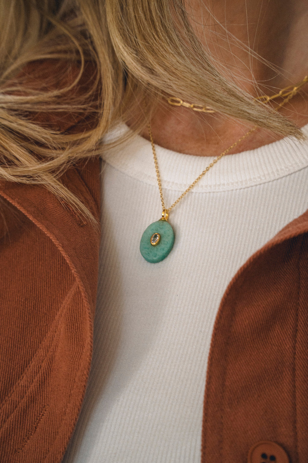 Natural Gemstone Charm
