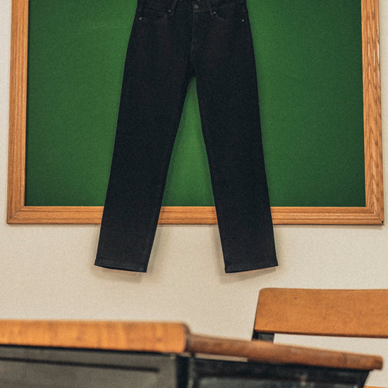 Mid Rise Ankle Slim Straight Leg MD