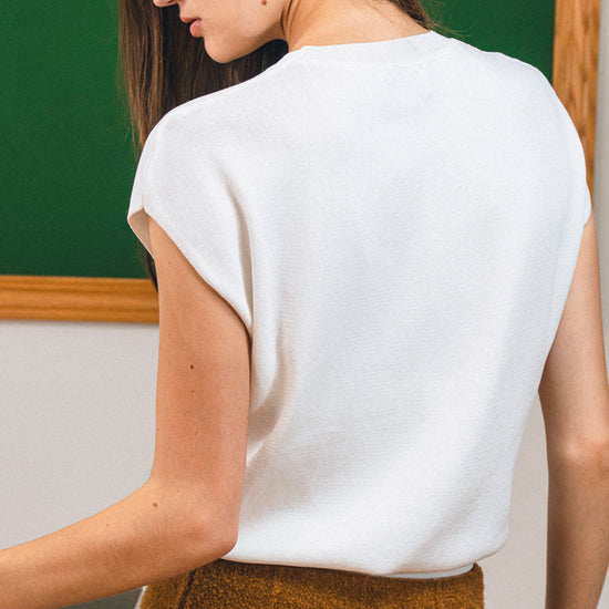 Callie Cap Sleeve Knit Top