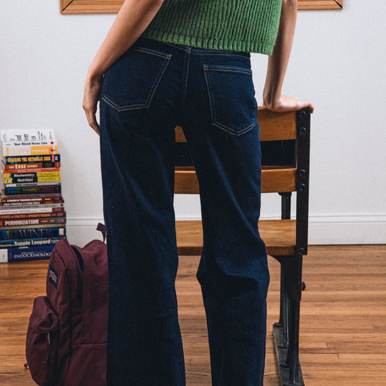 High Rise Palazzo Wide Leg